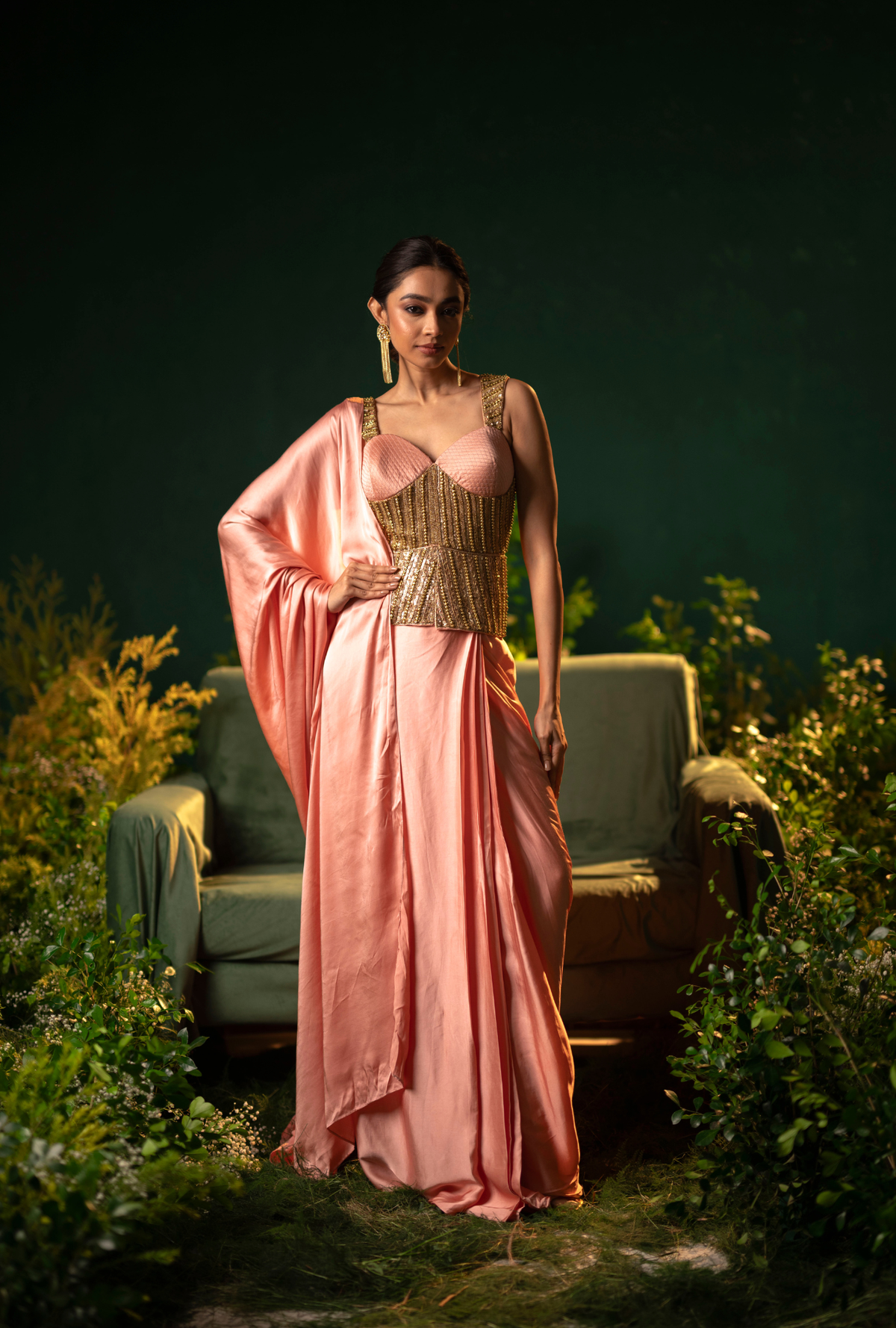 Draped Saree