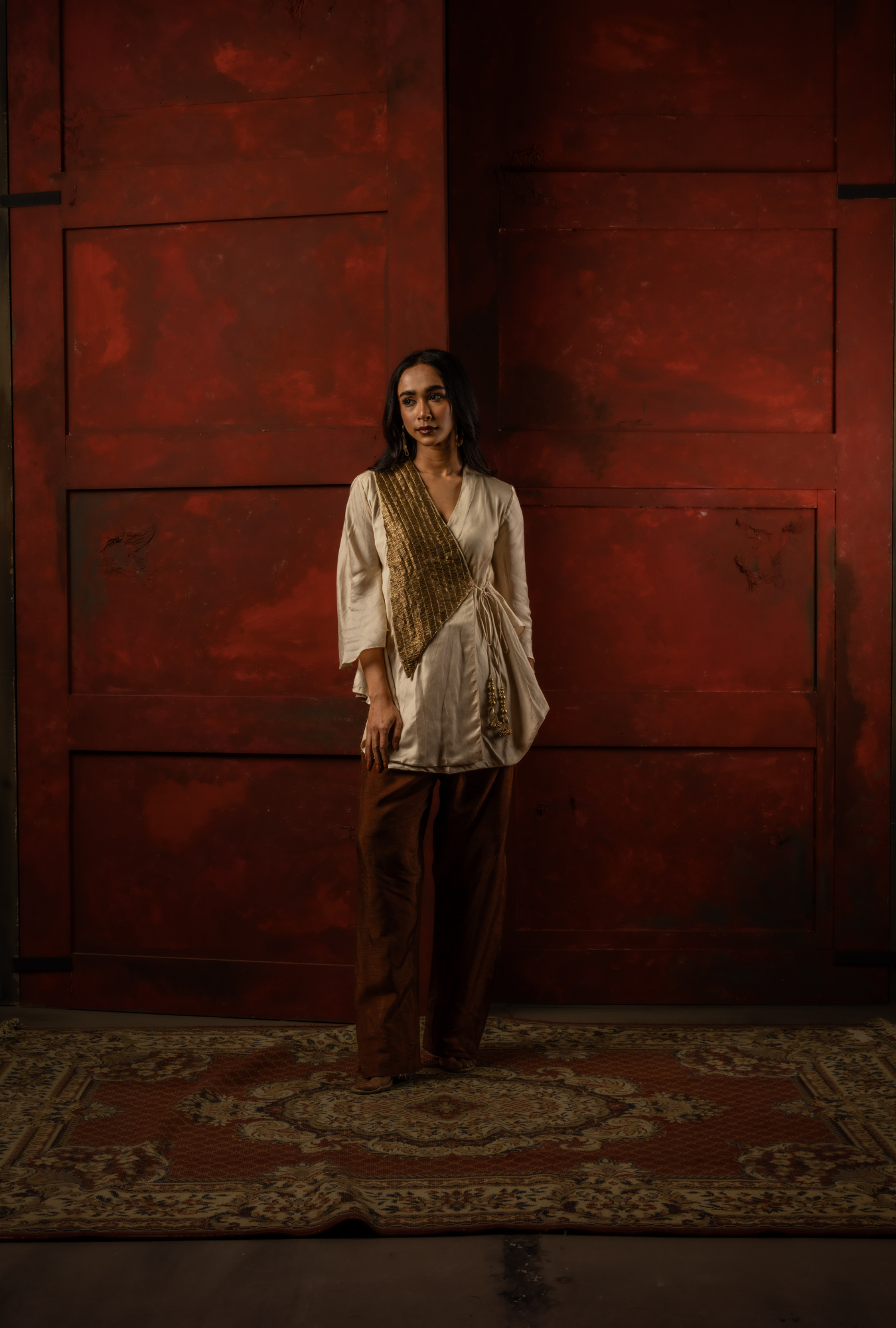 Asymmetrical Kaftan Set