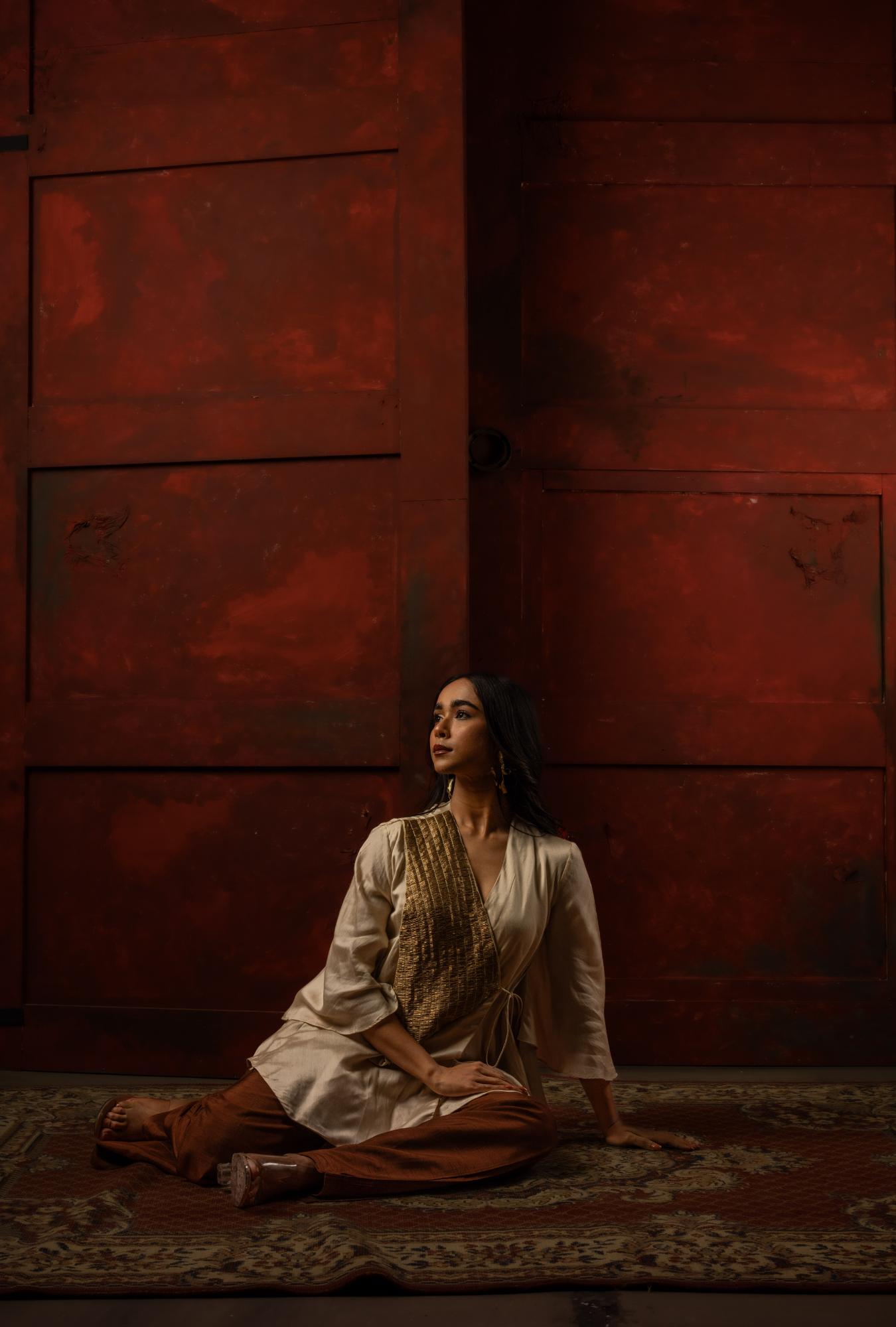 Asymmetrical Kaftan Set
